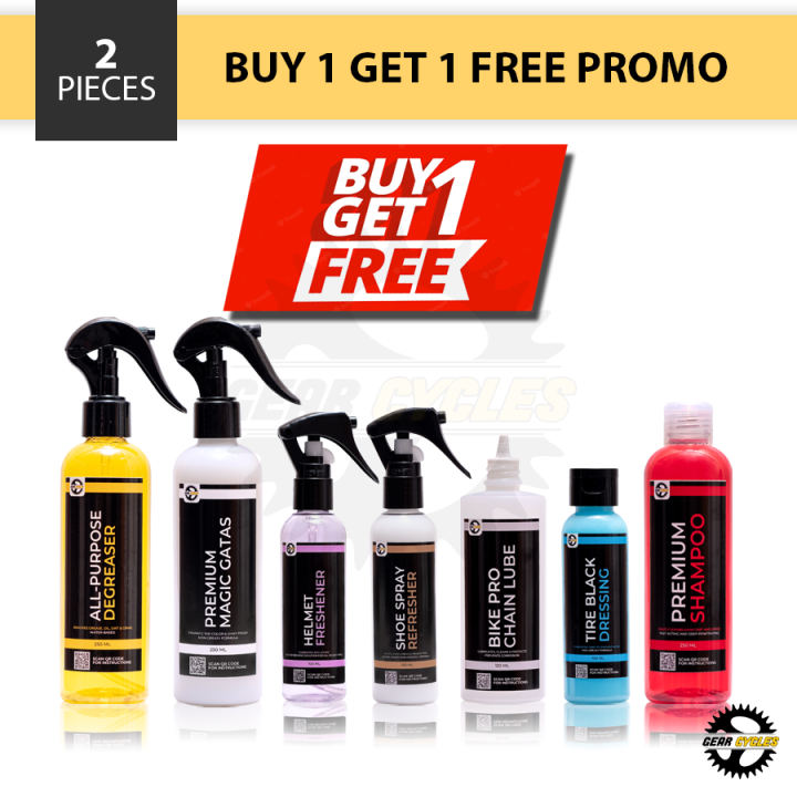 (Buy 1 Take 1) Gear Cycles Bike Degreaser, Shampoo, Magic Gatas, Chain