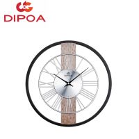 DIPOA New Arrival นาฬิกาแขวนไม้ รุ่น WN113GY สีเทา ขนาด : 40.6ซม. x 40.6ซม. x หนา 4ซม. Wall Clock