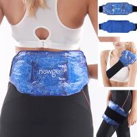 Ice Pack for Injuries Pain Relief Reusable Gel Cold Hot Pack Sport Support Back Waist Knee Cold Compression Therapy Wrap Ice Bag Protective Gear