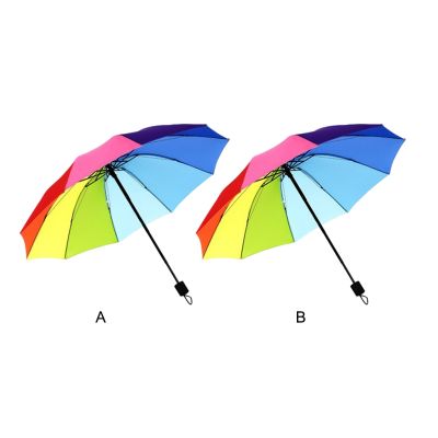【CC】✲✌  And Convenient Folding Umbrella Travelers Windproof Manual UV Protection