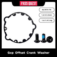 Pass Quest 1.6มม. 2มม. 2.5มม. Gxp Offset Crank เครื่องซักผ้า Al7075-T6 ForSram Crank Mountain Road Bike Chainring จักรยานอุปกรณ์เสริม