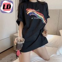 LD 3 sizes M-XL casual woman T-shirt female ins super fire personality printing short sleeve large size fashion Harajuku style hot sale top t-shirts