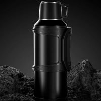 Gionix Rock Climbing Thermos Bottle Large Capacity Stainless Steel Thermos Outdoor Hiking Travel Thermal Water Bottle