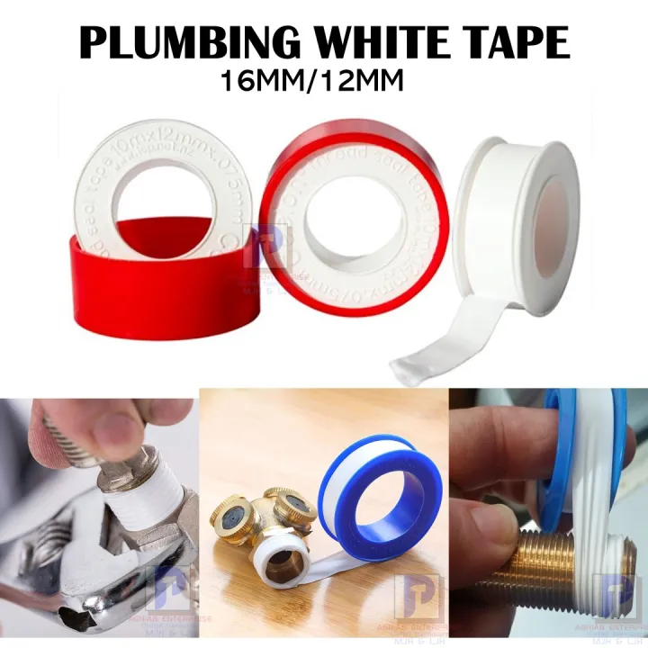 PTFE Thread Seal Tape Water Plumber Teflon Tape Sink Bib Valve Faucet