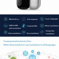 2022 New G5 Portable Audio Translator Translaty Enence Smart Instant Real Time Voice Languages Translator Language Translator