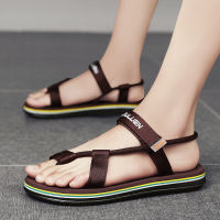 Simple Sandals 2021 Summer Mens Sandals Korean Fashion Mens Slippers Mens Outdoor Open-toed Sandals Beach Shoes Size 38-45