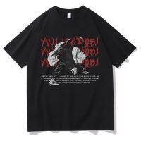 Anime Jujutsu Kaisen T Shirt Cartoon Manga Itadori Yuji Graphic Print T-shirt Men Fashion Tshirt Mens Vintage Style Tees XS-4XL-5XL-6XL