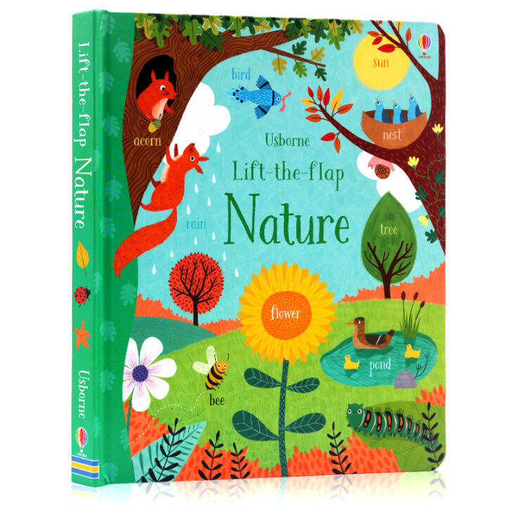 Usborne produces the original English picture book of nature cardboard flip book lift the flap