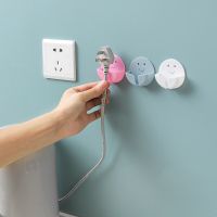 Multifunctional Creative Power Cord Plug Hook Strong Seamless Kitchen Punch Free Paste Hook Socket Storage Fixed