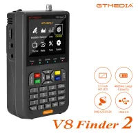 【ซินซู?】เครื่องวัด Finder2 V8 1080P Hd เครื่องรับสัญญาณดาวเทียม Dvb-S/s2/S2x เครื่องวิเคราะห์สเปกตรัมเครื่องวัดผ่านดาวเทียมมือถือ