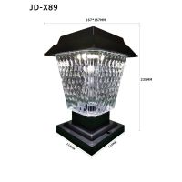 โคมไฟโซล่าเซลล์ โคมไฟหัวเสาทรงกลม JD-X79 ใช้พลังงานแสงอาทิตย์ ไม่เสียค่าไฟ