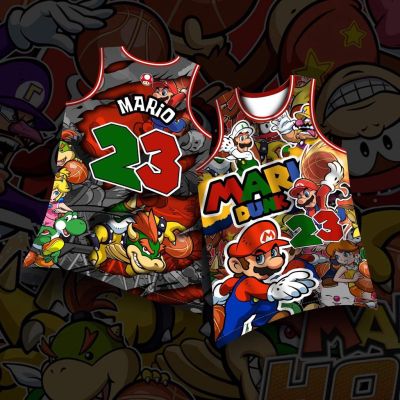 MARIO DUNK  | MARIO #23 | MARIO KART EMPHIRE EDITION | Full Sublimation Jersey