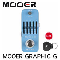 MOOER MEQ1 Graphic G Guitar Pedal Mini Equalizer Guitar Effect Pedal 5-Band EQ True Bypass Full Metal Shell