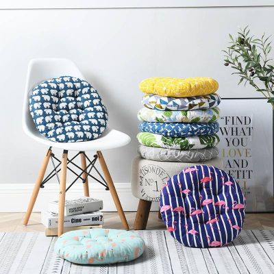 [Ready stock] Printed Round Square Chair Cushion Seat Cushions Home Decor Pillows Office sofa Cushion Chair Mat