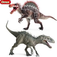 Oenux Jurassic Indominus Rex Spinosaurus Action Figures Savage Tyrannosaurus Dinosaur World Animals Model PVC Collection Kid Toy