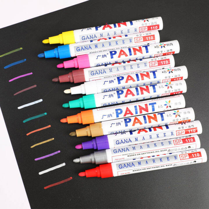 Steel Metal Color Marker Pen Waterproof White Marker Paint Pens Lazada PH