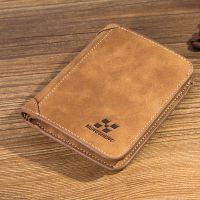 New Mens Wallet Foldable Small Money Purses Leather Wallet Luxury Billfold Hipster Cowhide Credit Card/ID Holders