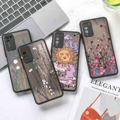 「Enjoy electronic」 Phone Case For Huawei P30 Lite Case Flower Funda For Huawei P40 Lite P30 Pro P20 Pro Cover P30Pro P40Lite Matte Shockproof Coque