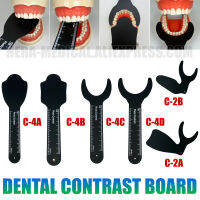 คุณภาพสูงอลูมิเนียมทันตกรรมภาพพื้นหลังสีดำ Board Oral จัดฟันการถ่ายภาพ Contraster พื้นหลัง Contrast Board