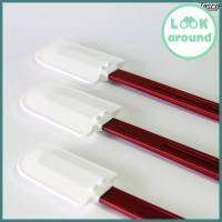 ไม้พายทนความร้อน, แบบแบน ด้ามแดง High Heat Spatulas, Flat shape : Jasco ราคาสุดคุ้ม