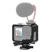 PULUZ Ốp Bảo Vệ Khung Viền Bằng Nhựa ABS Màu Đen Cho GoPro Hero11 HERO10