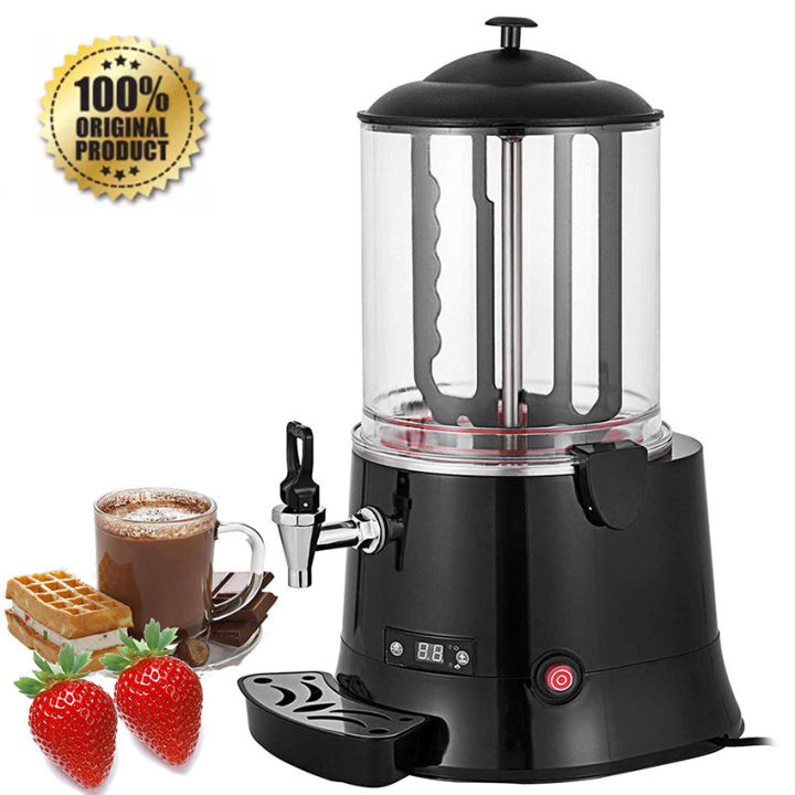 220V 400W Hot Chocolate Warmer Machine Commercial Chocolate Coffee  Dispenser Electric Milk Soymilk Heater Hot Drink