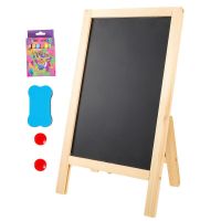 1 Set Wooden Blackboard Whiteboard Wooden Message Board Desktop Message Board Restaurants Menu Board Memo Props