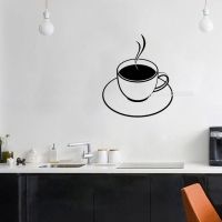 [COD] Cup of Wall Decal Dining Vinyl Stickers Murals Interior Office LL145