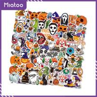 Miatoo สติ๊กเกอร์สำหรับวันหยุดสติกเกอร์ฮาโลวีน100ชิ้นโทรศัพท์วัยรุ่นผู้ใหญ่