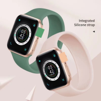 สายรัดสำหรับสายคาด Apple Watch 49มม. 44มม. 40มม. 45มม. 41มม. 38มม. 42มม. สร้อยข้อมือเดี่ยวสปอร์ตซิลิโคนยางยืดสำหรับ IWatch Series 8 Ultra 7 6 5 4 3 2 1