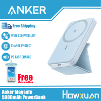 Anker MagSafe การชาร์จไร้สายแบบแม่เหล็ก 5000 mAh ak1610/ak1611 การชาร์จอย่างรวดเร็วสำหรับ iPhone 14/13/12 Series With freebies