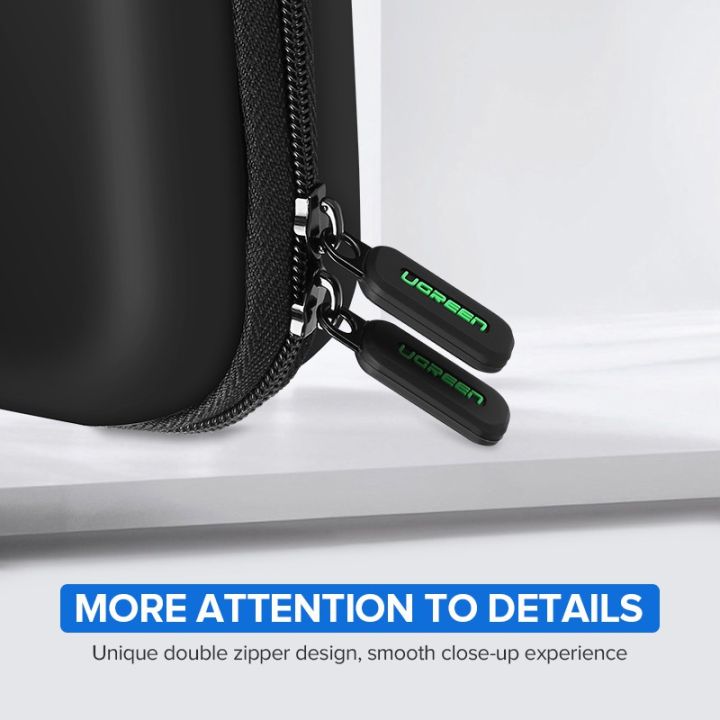 ugreen-storage-bag-กระเป๋าจัดเก็บฮาร์ดไดรฟ์-พาวเวอร์เเบงค์-ขนาด-2-5-นิ้้ว-big-size
