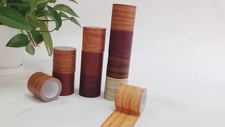 Simulation Wood Grain Tape Simulation Wood Grain High Sticky Tape Home  Beautifying Furniture Floor Repair Furniture Table and Chair Tape