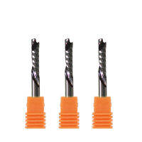 1Pcs 3.17546810มม. 3A UP DOWN Compound เดี่ยวขลุ่ยเกลียวคาร์ไบด์ Mill เครื่องตัดเครื่องมือสำหรับการบีบอัดไม้ End Mill เครื่องตัด