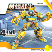Đồ Chơi Trí Tuệ - Mô Hình Đồ Chơi Lắp Ráp Lego ROBOT bumble bee 4in1