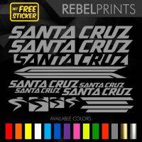 สติ๊กเกอร์สติ๊กเกอร์ FESA SANTA CRUZ สำหรับจักรยานเสือภูเขา/จักรยานเสือหมอบ