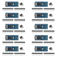 {:“=-】ไมโคร USB นาโน3.0มินิ Type-C 10ชิ้นพร้อมบูตโหลดเดอร์ที่เข้ากันได้กับนาโนตัวควบคุมสำหรับ Arduino CH340ไดรเวอร์16Mhz ATMEGA328P