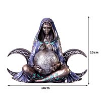 L 1X Mother Earth Art Statue Resin Crafts Living Room Desktop Ornaments Outdoor Garden Sculpture Art Decorations Holiday Gifts