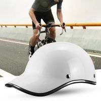 ﹊☼ Bike Helmet Professional Safe Chin Strap Anti Fall Sun Protection Half Helmet for Winter Half Helmet Riding Hat