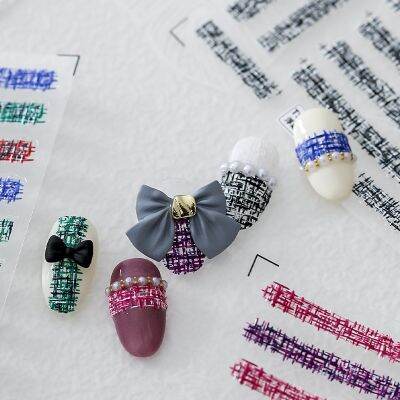 [COD] TENSOR 5D embossed nail stickers pro matte three-dimensional adhesive thin tough woolen TS1017