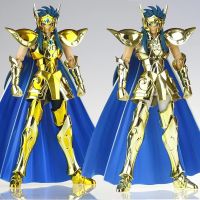 In Stock CS Model Saint Seiya Myth Cloth EX Aquarius Camus With Hyoga Cygnus Head Knights Of The Zodiac PCV Anime Action Figure