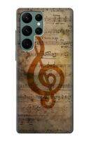 เคสมือถือ Samsung Galaxy S22 Ultra ลายโน้ตเพลง Sheet Music Notes Case For Samsung Galaxy S22 Ultra