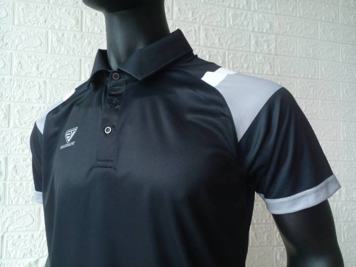 เสื้อ-polo-ballthaifc-bt005-สีดำ-bk-ผ้าไมโครโพลีเอสเตอร์
