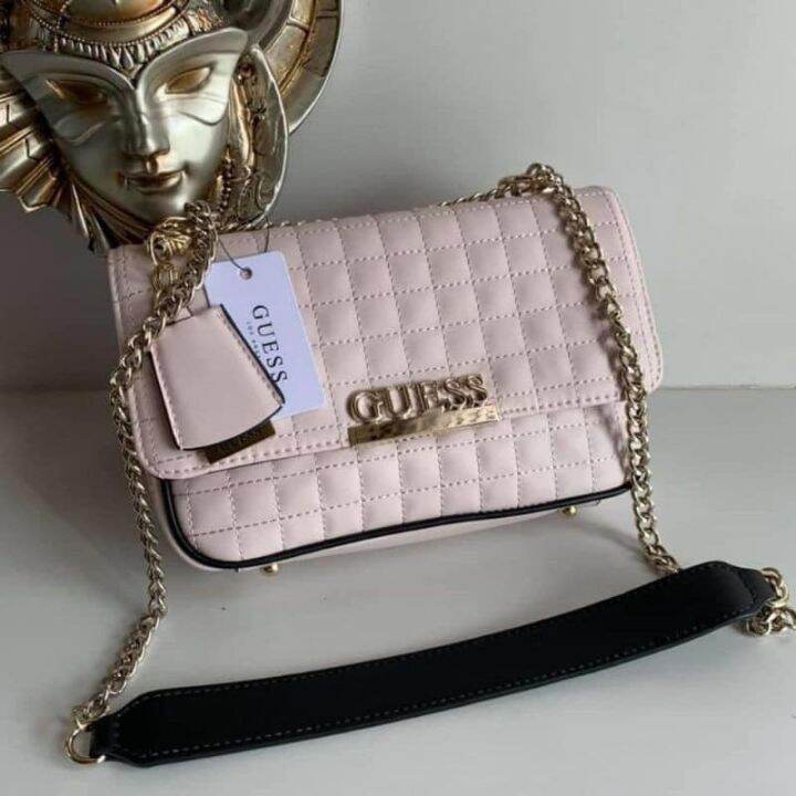 GUESS MATRIX QUILTED SHOULDER BAG SLING BAG Lazada PH