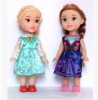 2pc 16cm Snow Queen Toy Bonecas Princess doll Bonecas Figure Toy Princess Kids Cartoon Toys For Children Girl Doll