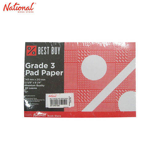 BEST BUY GRADE 3 PAD BOOK PAPER 80S 3S Lazada PH