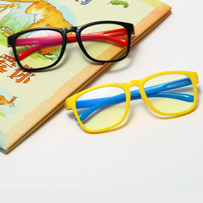 แว่นตาป้องกันแสงสีฟ้าเด็กคลาสสิกกรอบแว่นตาออพติคอลเด็กผู้ชายเด็กผู้หญิงแว่นตากันรังสีคอมพิวเตอร์