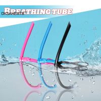 Diving Snorkel Swimming Silicone Breath Tube Swimmers Snorkel for Training Swim Professional Easy Breath Center-Mount 1 PC MJ