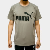 PUMA Essentials Mens Logo Tee เสื้อยืดผู้ชาย สีเทา