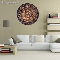 ♤☍ 95AA Colorful Mandala Wall Decoration IRon Pendant for Bedroom Room Crafts